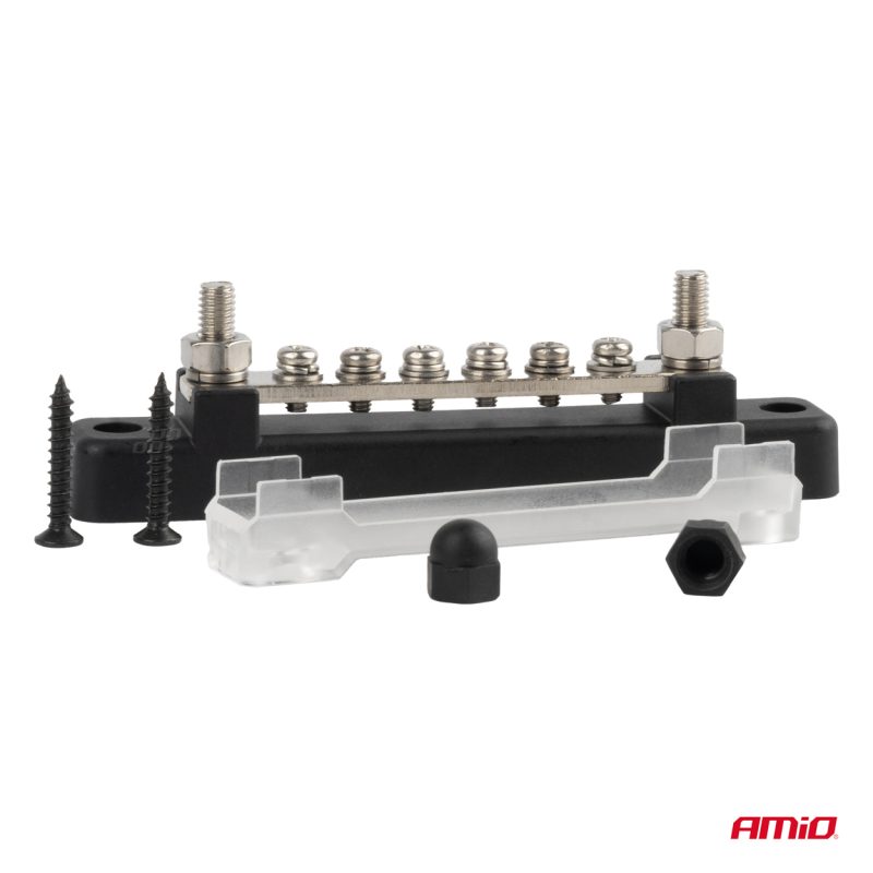 Mínusová prípojnica M6 12V - 48V 150A AMIO-03809 – Obrázok 3