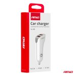 Nabíjačka do auta 2x USB-A 2.1A 12/24V AMiO-0387 – Obrázok 5