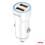 Nabíjačka do auta 2xUSB-A 12/24V AMiO-03879 – Obrázok 2