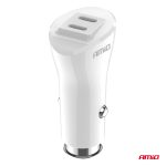 Nabíjačka do auta 2xUSB-C 40W 12/24V AMiO-03884 – Obrázok 2