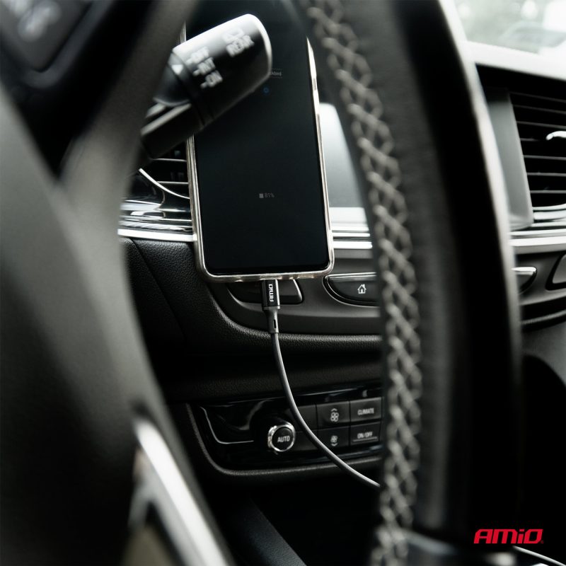 Kábel 'USB-C na Lightning 20W 100cm FullLINK AMIO-03904 – Obrázok 2