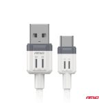 Kábel USB na USB-C 3A 200cm FullLINK AMIO-03906 – Obrázok 2