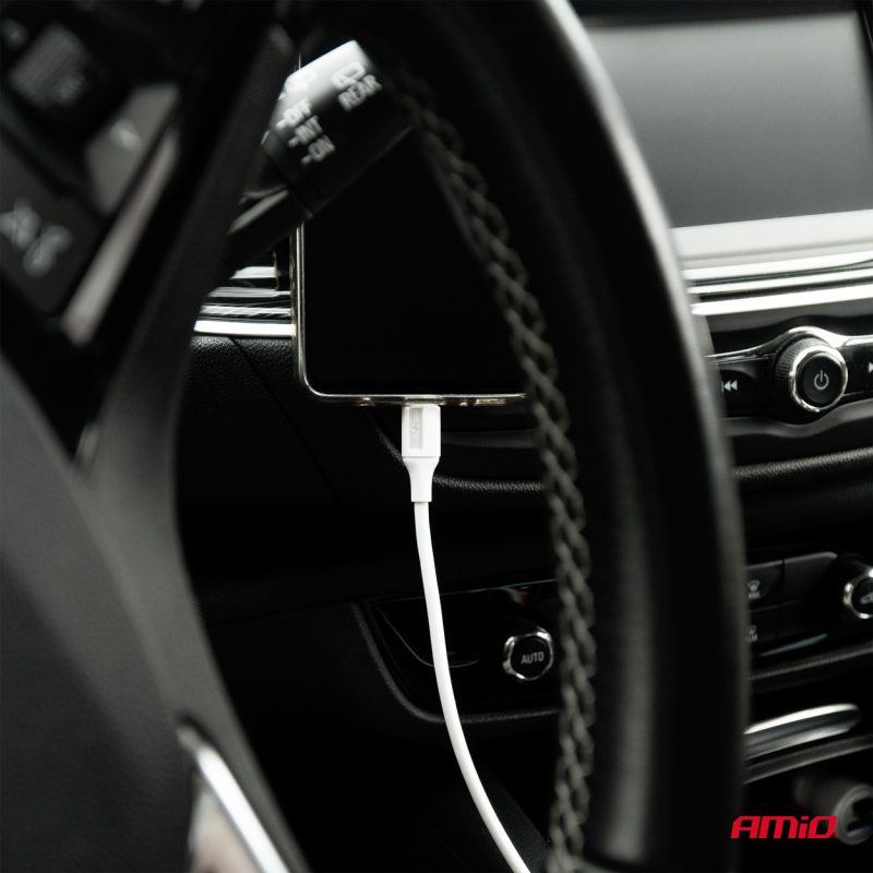 Kábel 'USB-C na Lightning 20W 100cm FullLINK AMIO-03922 – Obrázok 2