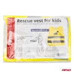 Reflexná vesta detská žltá AMiO-03936 – Obrázok 5