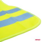 Reflexná vesta detská žltá DOG AMiO-03937 – Obrázok 4