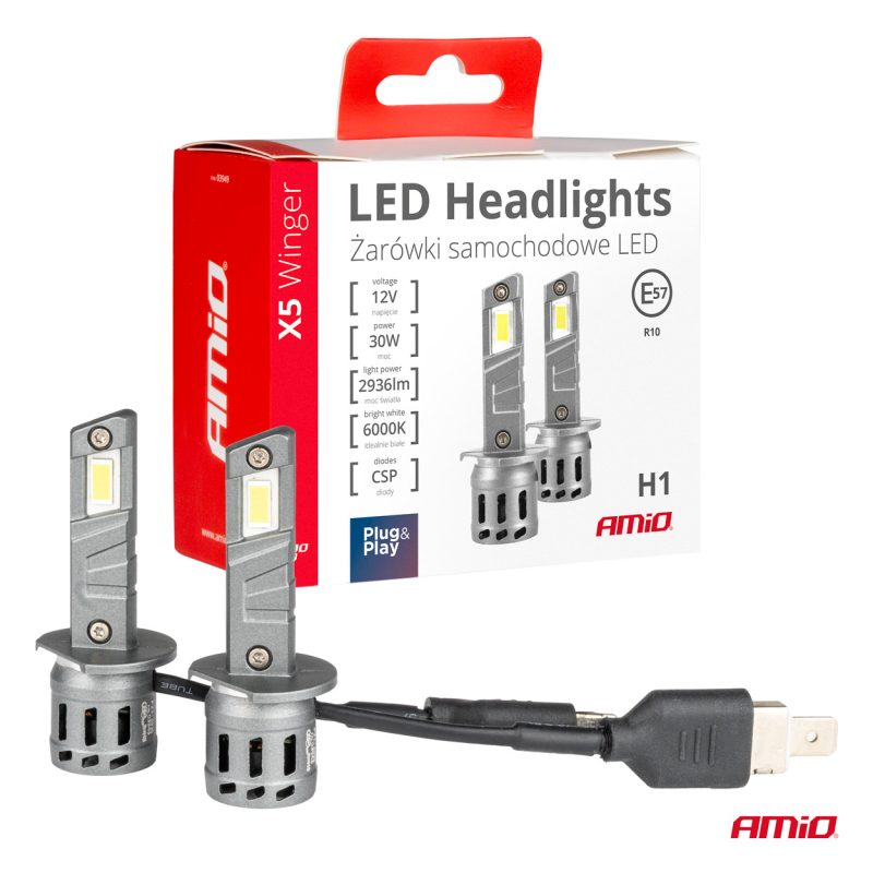 LED žiarovky X5-series WINGER H1 6000K max 30W AMIO-03943 – Obrázok 5