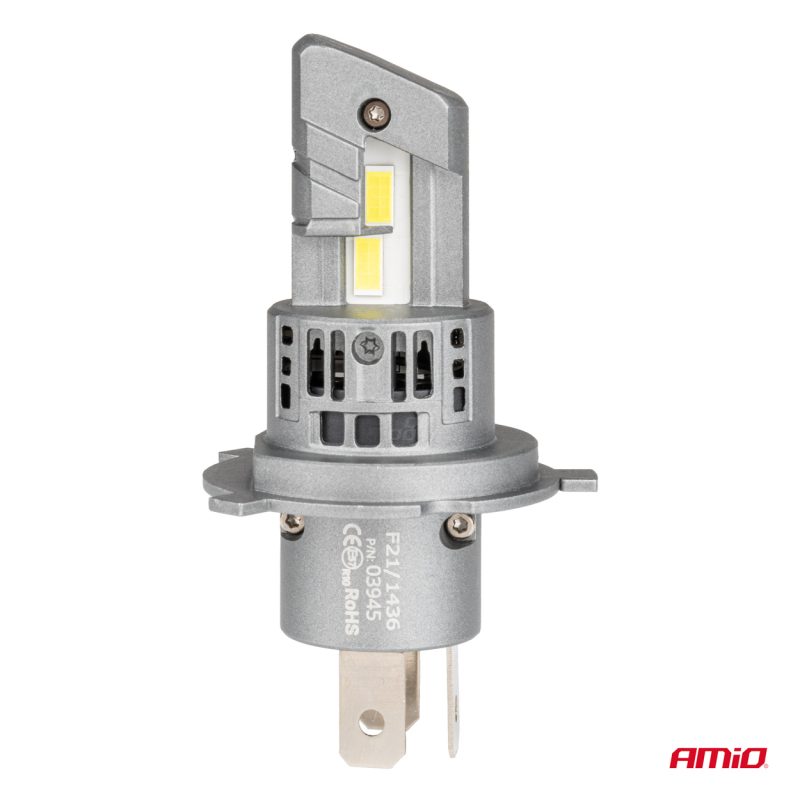 LED žiarovky X5-series WINGER H4 6000K max 44W AMIO-03945 – Obrázok 4