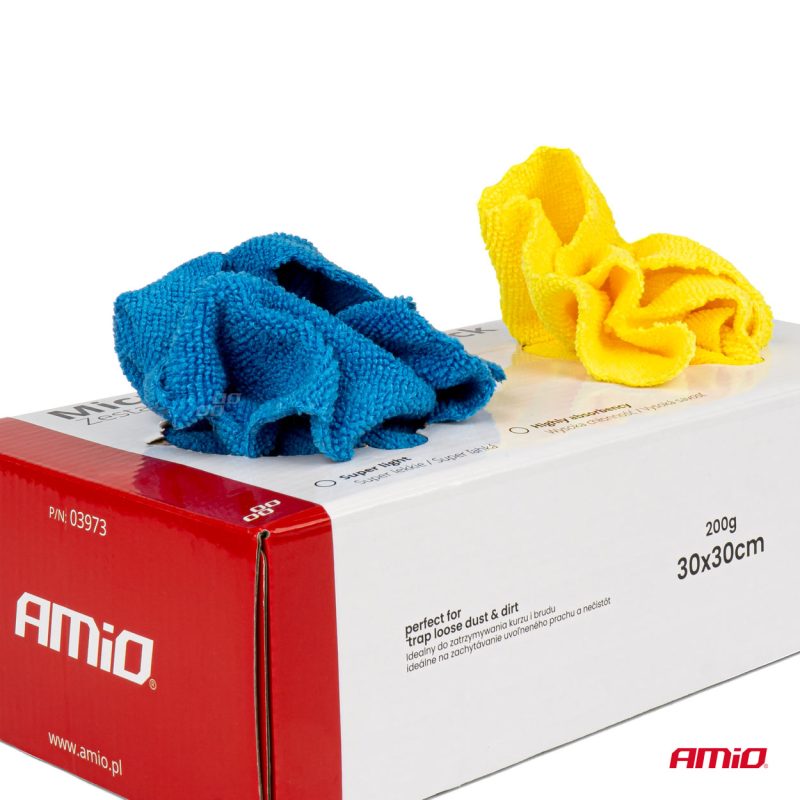 Balenie utierok z mikrovlákna 30x30cm 200g AMiO-03973 – Obrázok 6