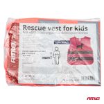 Reflexná vesta detská ružová DOG AMiO-03990 – Obrázok 5