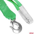 Ťažný popruh 8000kg 70mm 5m zakončenie Hák+Ucho AMIO-03994 – Obrázok 3