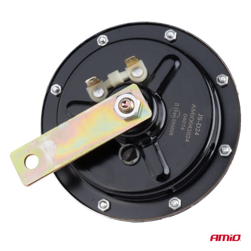 Zvuková signalizácia klaksónu chróm 125 mm 12V AMIO-04074 – Obrázok 3