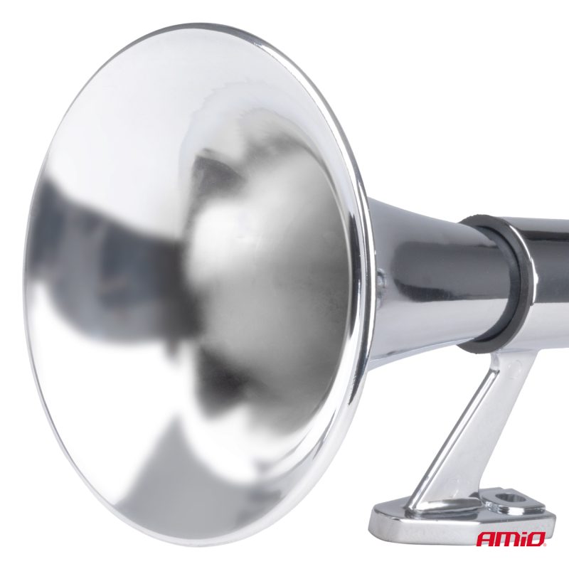 Klaksón fanfára chróm 640 mm 12V 24V AMiO-04076 – Obrázok 3