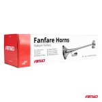 Zvuková signalizácia klaksónu chróm 520 mm 12V 24V HighTone AMIO-04077 – Obrázok 6