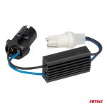 CANBUS rezistor pre LED žiarovky 12V 3.2W T10 zástrčka a zásuvka AMIO-04087 – Obrázok 3