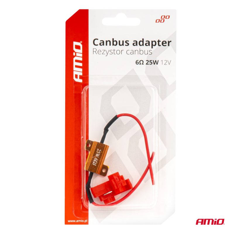 Rezistor pre LED žiarovky CANBUS 6Ω 25W AMiO-04092 – Obrázok 4