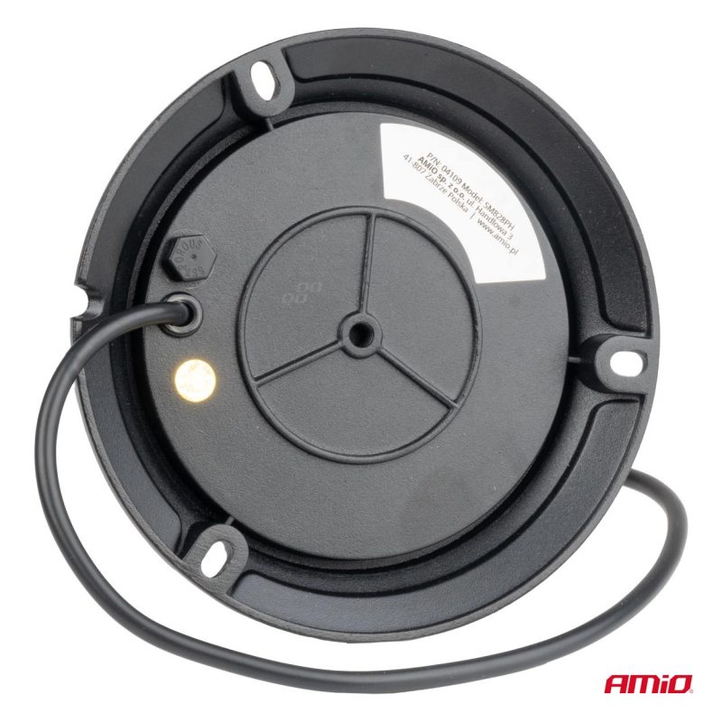 LED vystražný maják W28B 12V 24V AMiO-04109 – Obrázok 3