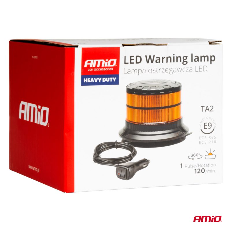 LED výstražný maják W29M 12V 24V AMiO-04110 – Obrázok 7