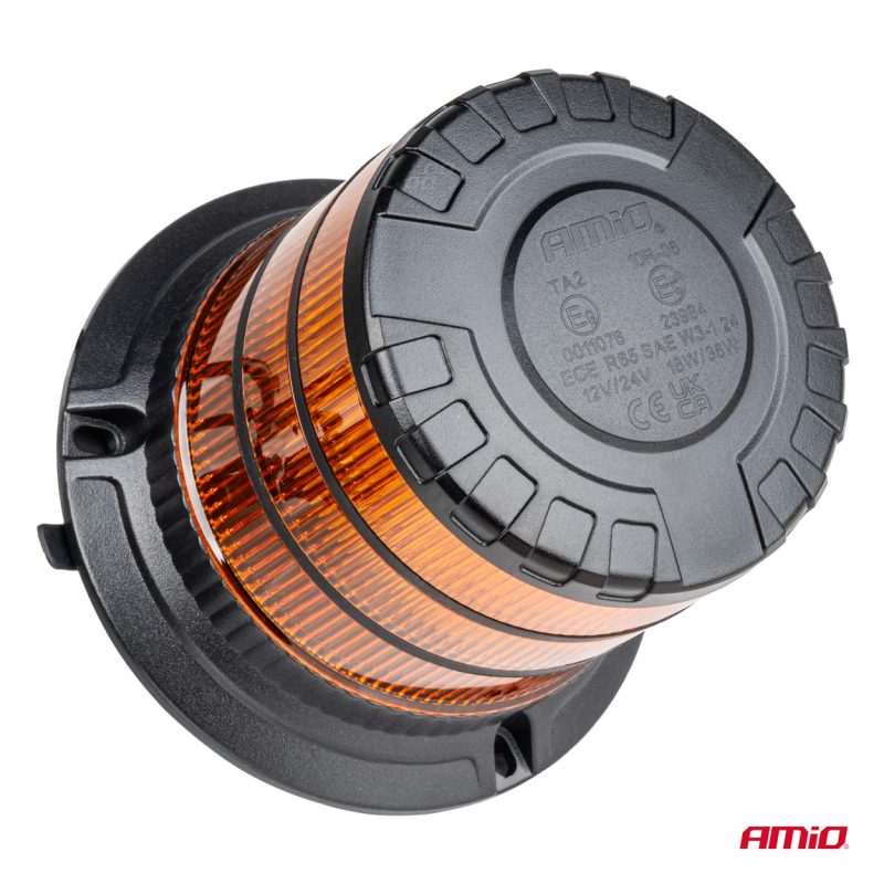 LED výstražný maják W30M 12V 24V AMIO-04111 – Obrázok 3