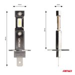 LED žiarovky hlavného svietenia Hybrid séria H1 6000K Canbus 60W AMIO-04112 – Obrázok 4