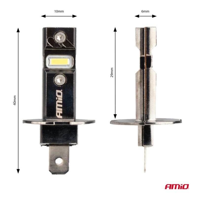 LED žiarovky hlavného svietenia Hybrid séria H3 6000K Canbus 60W AMIO-04113 – Obrázok 4