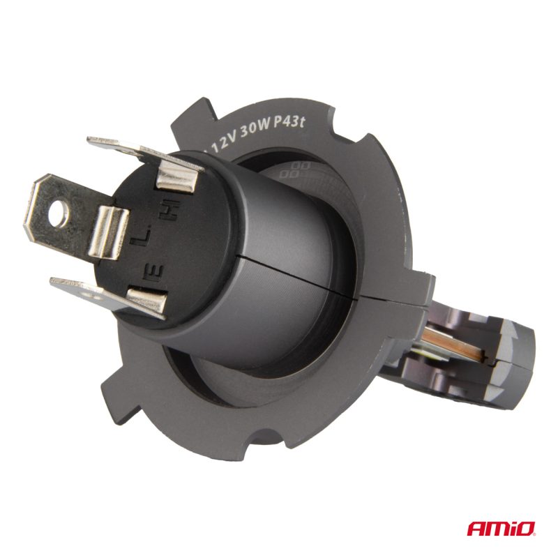 LED žiarovky hlavného svietenia Hybrid séria H4 H19 6000K Canbus 60W AMIO-04114 – Obrázok 3