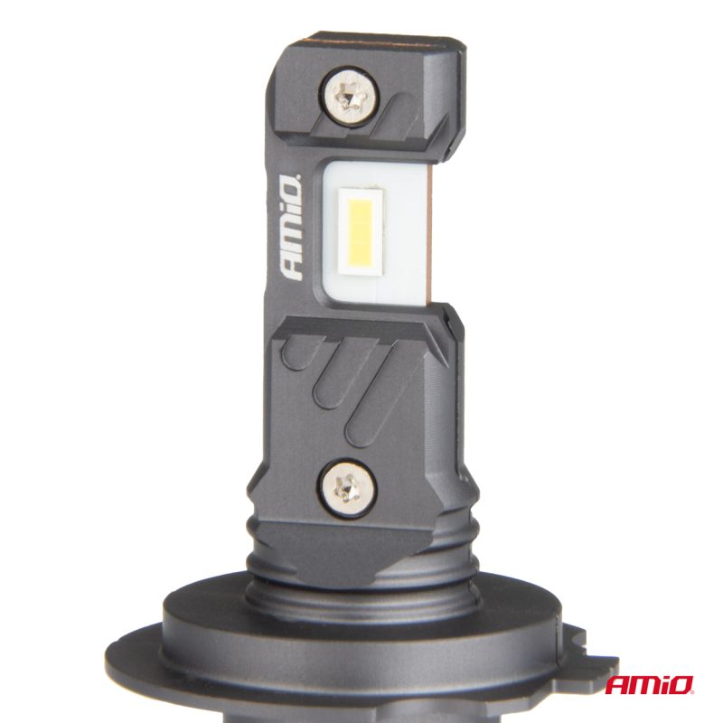 LED žiarovky hlavného svietenia Hybrid séria H7 H18 6000K Canbus 60W AMIO-04115 – Obrázok 5