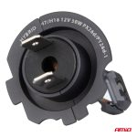 LED žiarovky hlavného svietenia Hybrid séria H7 H18 6000K Canbus 60W AMIO-04115 – Obrázok 6