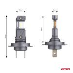 LED žiarovky hlavného svietenia Hybrid séria H7 H18 6000K Canbus 60W AMIO-04115 – Obrázok 7