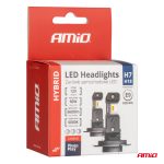 LED žiarovky hlavného svietenia Hybrid séria H7 H18 6000K Canbus 60W AMIO-04115 – Obrázok 8