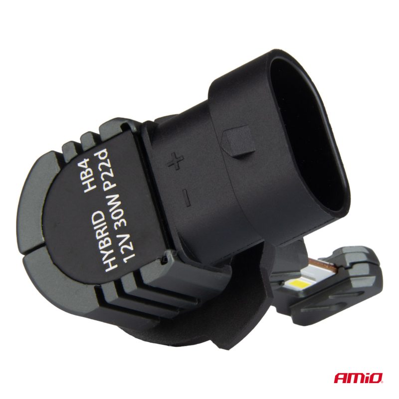 LED žiarovky hlavného svietenia Hybrid séria HB4 9006 6000K Canbus 60W AMIO-04118 – Obrázok 3