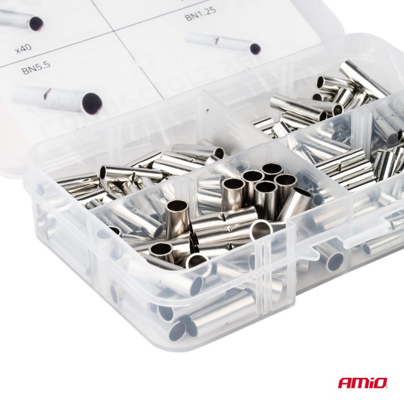 Sada káblových konektorov BN1.25 BN2 BN5.5 160pcs AMiO-04123 – Obrázok 4