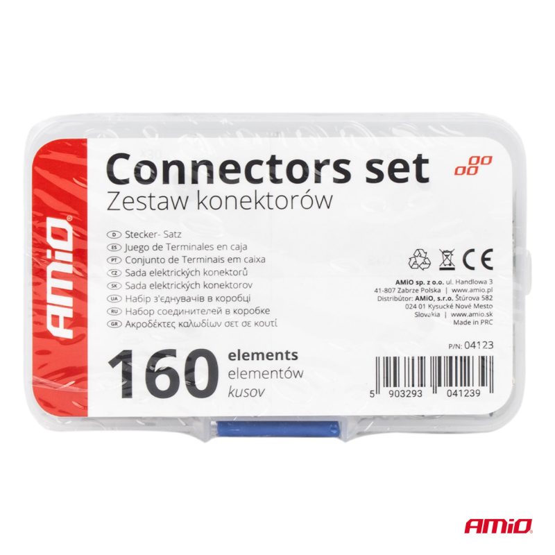 Sada káblových konektorov BN1.25 BN2 BN5.5 160pcs AMiO-04123 – Obrázok 6