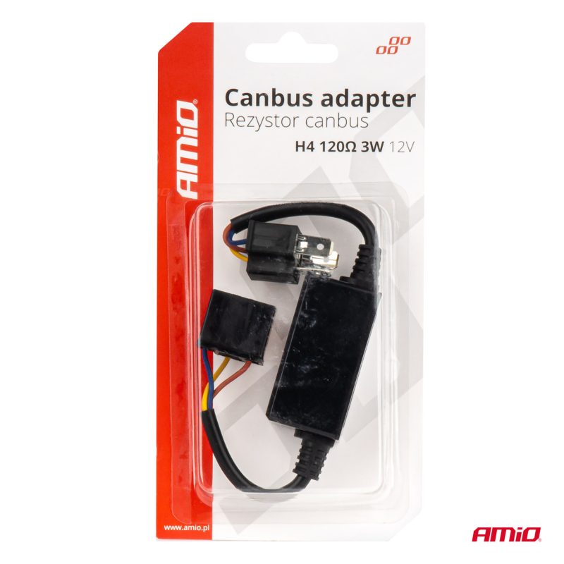 Rezistor pre LED žiarovky CANBUS 3W 120? H4 AMiO-04127 – Obrázok 5