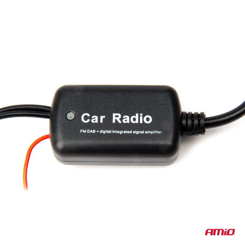 Anténny zosilňovač signálu 12V DAB FM AMiO-04134 – Obrázok 3