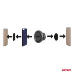 Magnetický držiak telefónu na palubnú dosku AMiO-04140 – Obrázok 5