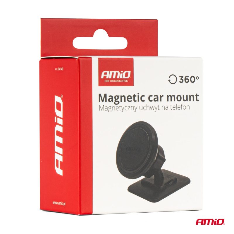 Magnetický držiak telefónu na palubnú dosku AMiO-04140 – Obrázok 7
