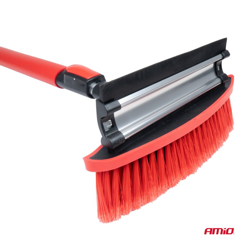 Veľká teleskopická kefa na sneh s škrabkou na ľad a stierkou 98-134 cm AMiO-04147 – Obrázok 6