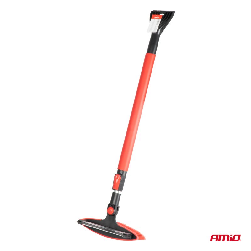Veľká teleskopická kefa na sneh s škrabkou na ľad a stierkou 98-134 cm AMiO-04147 – Obrázok 12