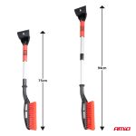 Teleskopická kefa na sneh so škrabkou na ľad 75-94 cm AMiO-04150 – Obrázok 6