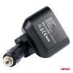 Dvojitá predlžovacia zásuvka 2xUSB 1xUSB C 12/24V max 200W AMiO-04173 – Obrázok 4