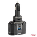 Predlžovacia zásuvka PD30W PD20W QC3.0 12/24V max 200W AMiO-04174 – Obrázok 6