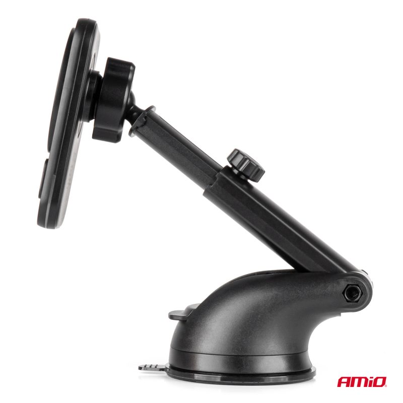 Držiak magnetický s rychlonabíjačkou do auta Qi2 15W AMiO-04181 – Obrázok 7