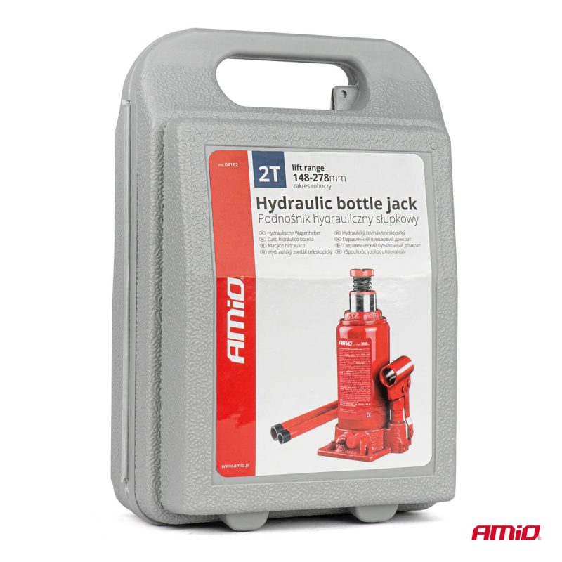 Hydraulický piestový zdvihák 2T v PVC boxe AMIO-04182 – Obrázok 9