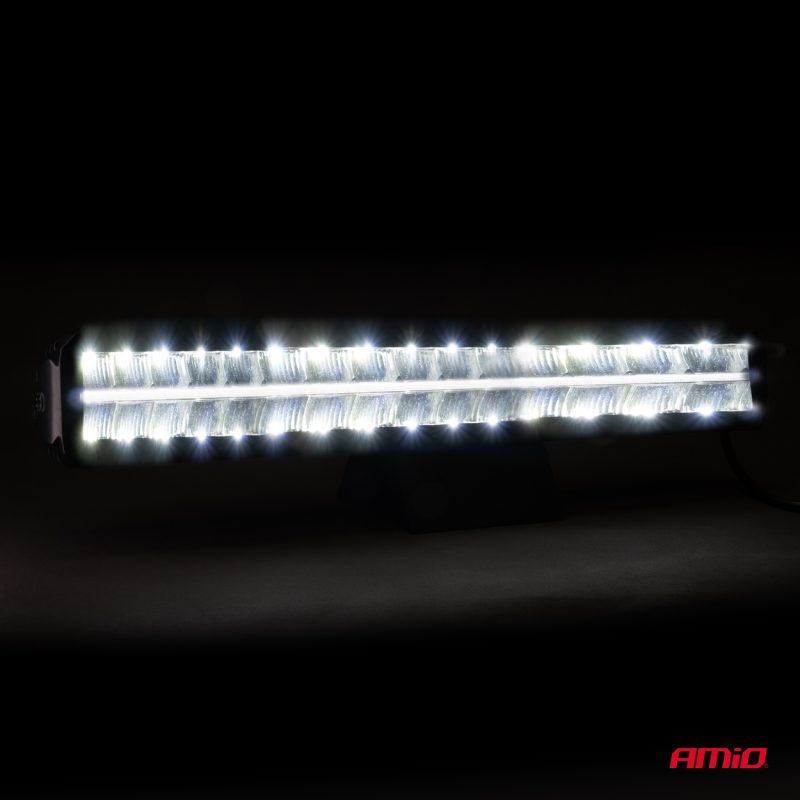 Pracovné panelové svetlo LED BAR AWL71 120W 6500K 12000lm 56cm 12V 24V AMiO-04212 – Obrázok 5