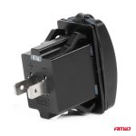 Vodotesná nabíjačka na telefón v tvare lode s ČERVENÝM LED podsvietením USB + USB C QC3.0 12/24V AMiO-04229 – Obrázok 2