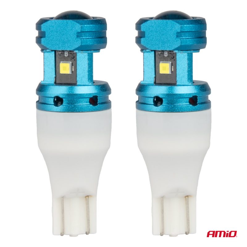 LED žiarovky CANBUS T15 W16W 4SMD 1860XS Biela 12V 24V AMiO-04251 – Obrázok 2
