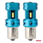 CANBUS LED žiarovky 1156 BA15S P21W R10W R5W 4SMD 1860 Biele 12V 24V AMiO-04252 – Obrázok 2