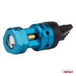 LED žiarovky CANBUS T20 7440 W21W 4SMD 1860 White 12V 24V AMiO-04254 – Obrázok 3