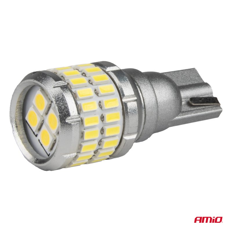 LED žiarovky CANBUS T15 W16W 48SMD 4SMD 3014 3030 Biela 12V 24V AMiO-04261 – Obrázok 3