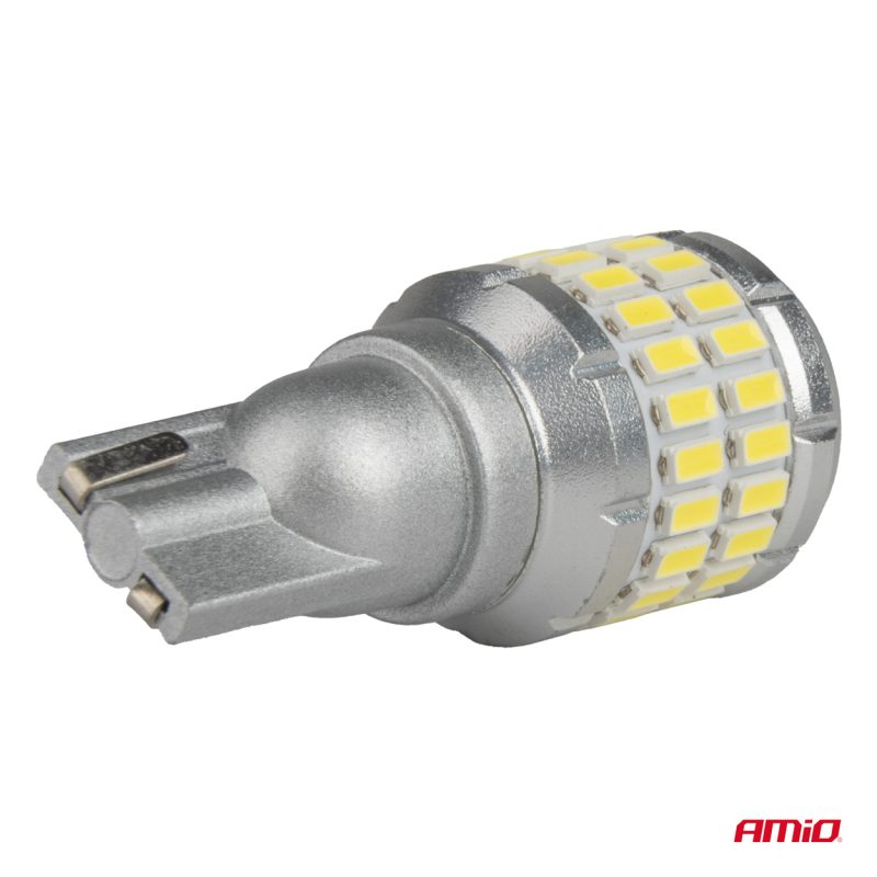 LED žiarovky CANBUS T15 W16W 48SMD 4SMD 3014 3030 Biela 12V 24V AMiO-04261 – Obrázok 4